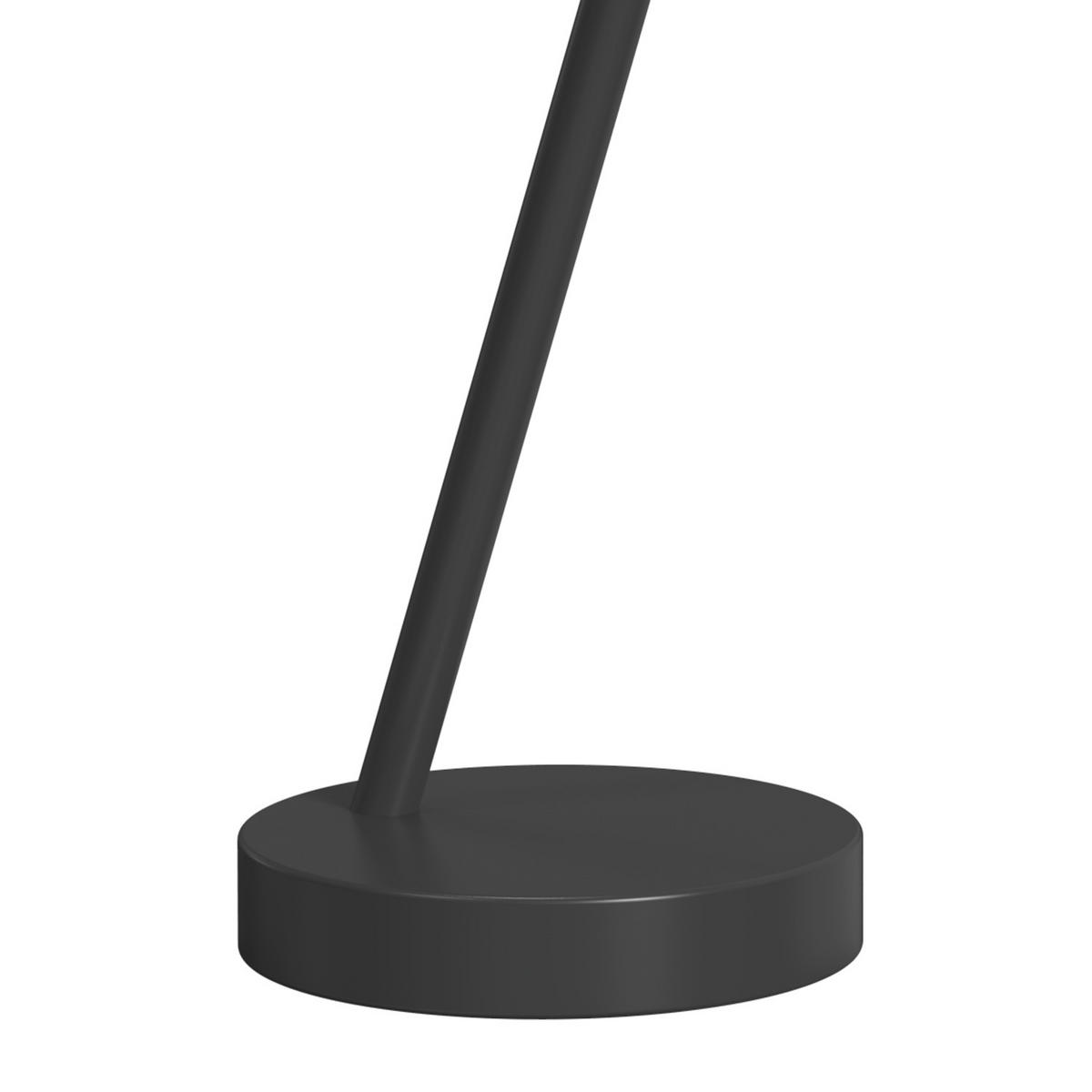 TISCHLEUCHTE 20/12/40 cm   - Schwarz, Design, Glas/Kunststoff (20/12/40cm)