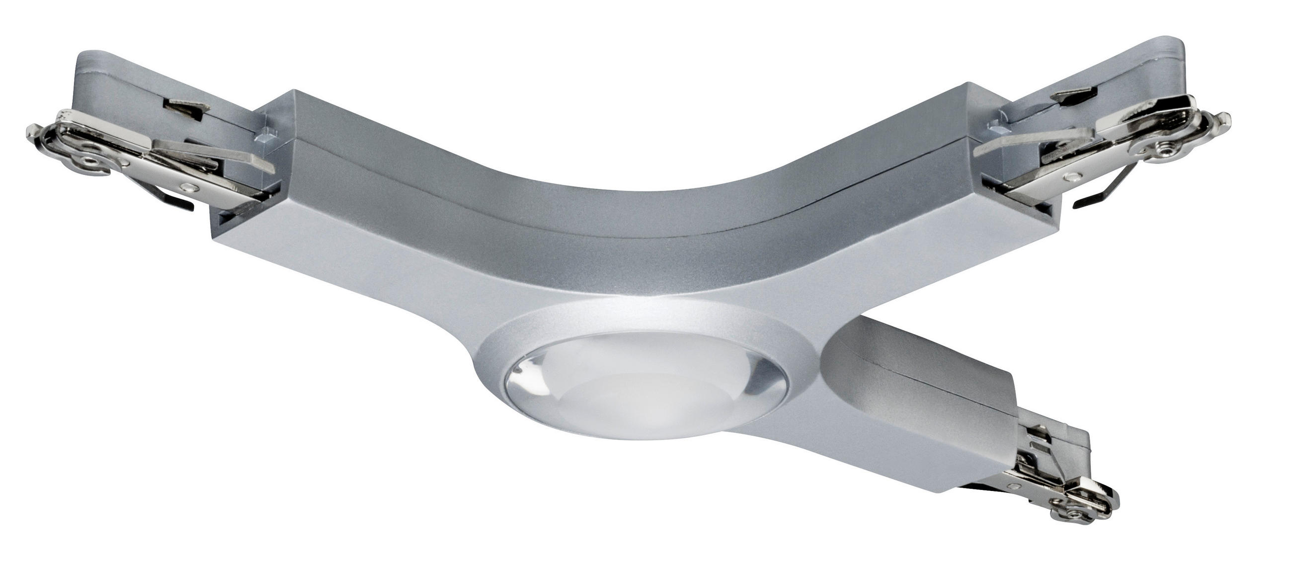 SCHIENENSYSTEM-VERBINDER URail 22,4/27/14,1 cm - Chromfarben, Design, Metall (22,4/27/14,1cm) - Paulmann