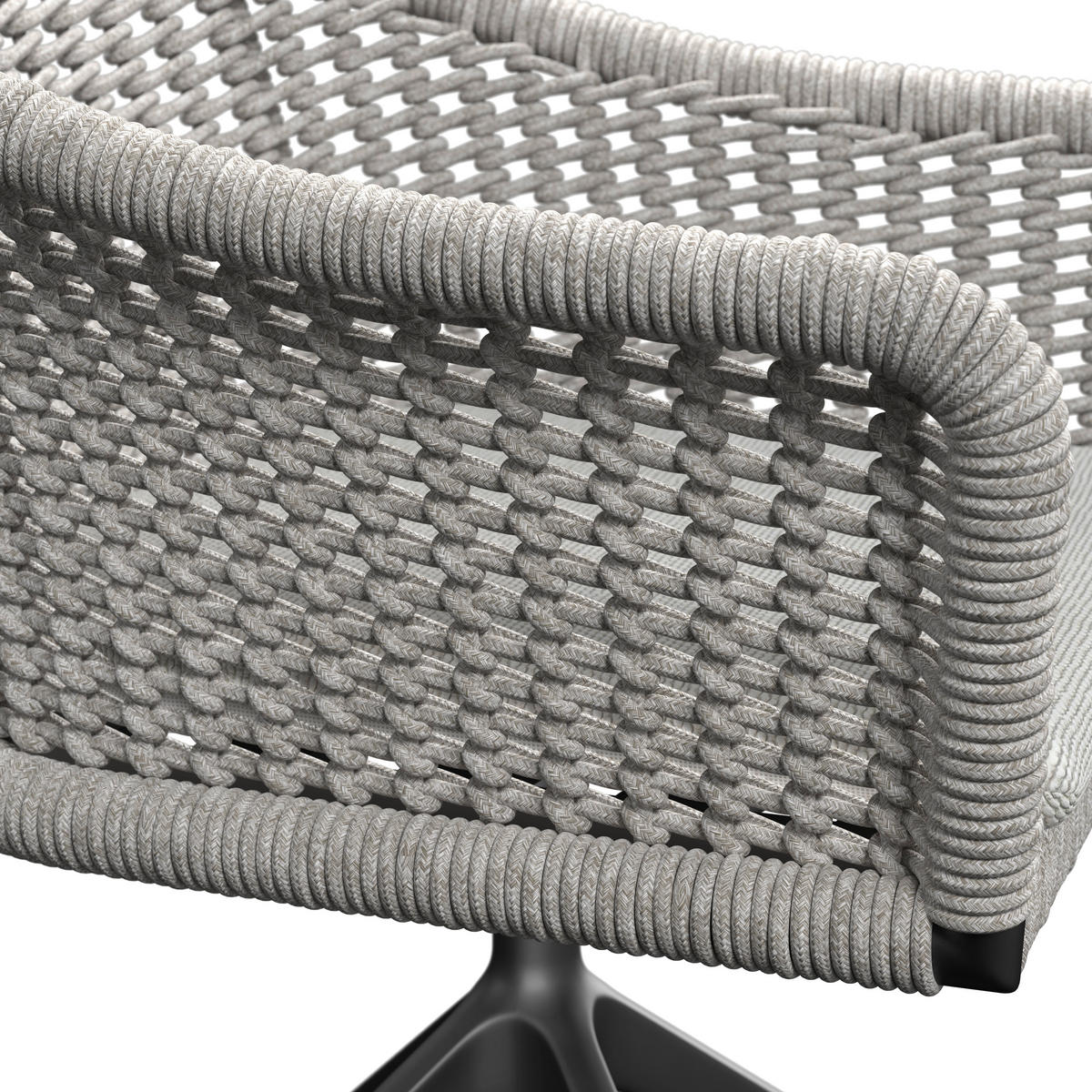 KERTI SZÉK fém, textil bézs  - bézs/antracit, Basics, textil/fém (56/78,5/62,5cm) - Amatio