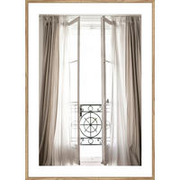 ART PRINT 51,2/71,2 cm  - culoare lemn stejar/multicolor, Basics, material pe bază de lemn (51,2/71,2cm) - Monee