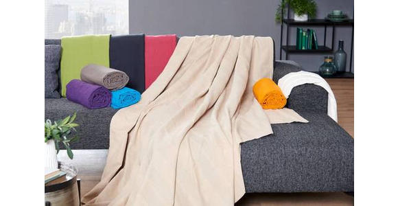 TAGESDECKE 220/240 cm - Sandfarben, Basics, Textil (220/240cm) - Boxxx