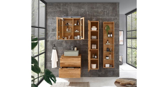 WASCHBECKEN 42/13/42 cm  - Hellgrau, Basics, Stein (42/13/42cm) - Linea Natura