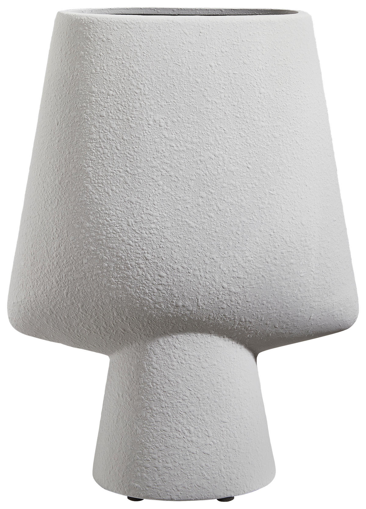 VASE  - Grau, Basics, Keramik (30,5/15,5/40,5cm)