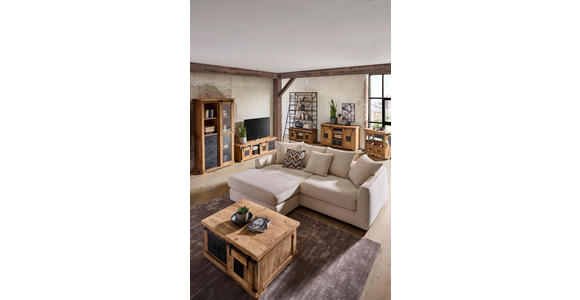 SIDEBOARD  145/85/45 cm 2 Schublade(n)  - Schwarz/Naturfarben, KONVENTIONELL, Holz/Holzwerkstoff (145/85/45cm) - Landscape