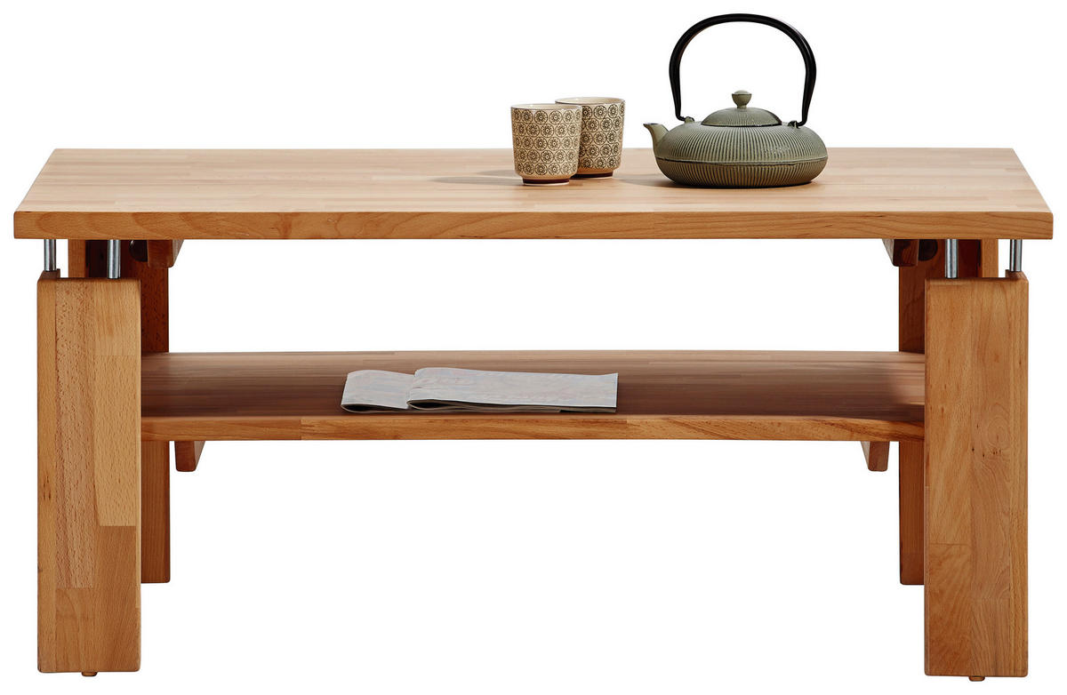 COUCHTISCH Kernbuche massiv 100/68/45 cm rechteckig Kernbuche  - Kernbuche, Design, Holz (100/68/45cm) - Carryhome
