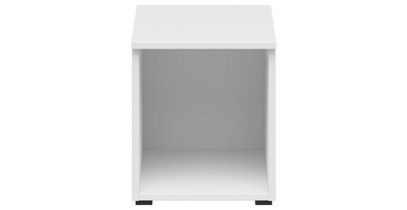 REGALAUFSATZ Weiß - Weiß, MODERN, Holzwerkstoff (30/35/40cm) - Carryhome