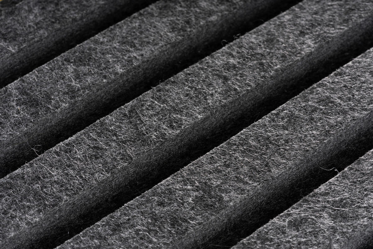 AKUSTIKPANEEL 20/240/1,8 cm  - Anthrazit, Basics, Kunststoff (20/240/1,8cm)