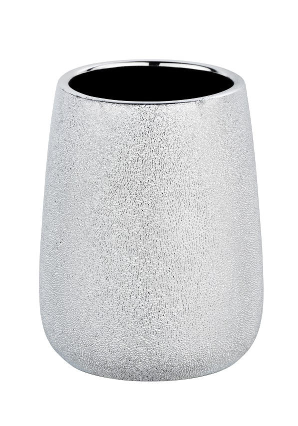 TANDBORSTGLAS keramik  - silver, Basics, keramik (8/8/10cm)