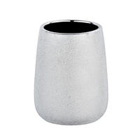 TANDBORSTGLAS keramik  - silver, Basics, keramik (8/8/10cm)