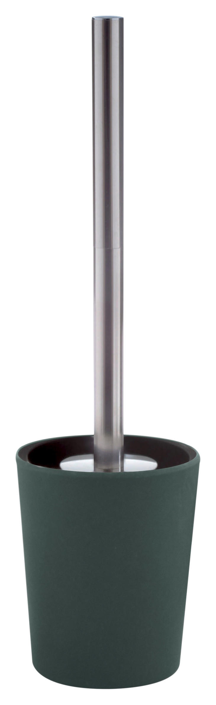 WC-BÜRSTENHALTER - Dunkelgrün, KONVENTIONELL, Naturmaterialien (10/36cm) - Spirella