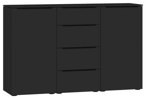 SIDEBOARD  in 135/87/43 cm  - Schwarz, Design, Holzwerkstoff/Kunststoff (135/87/43cm) - Jutzler