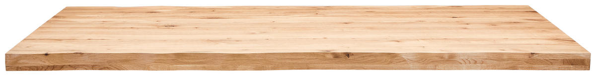 TISCHPLATTE in Holz 180/90/6 cm  - Eichefarben, Natur, Holz (180/90/6cm) - Valdera