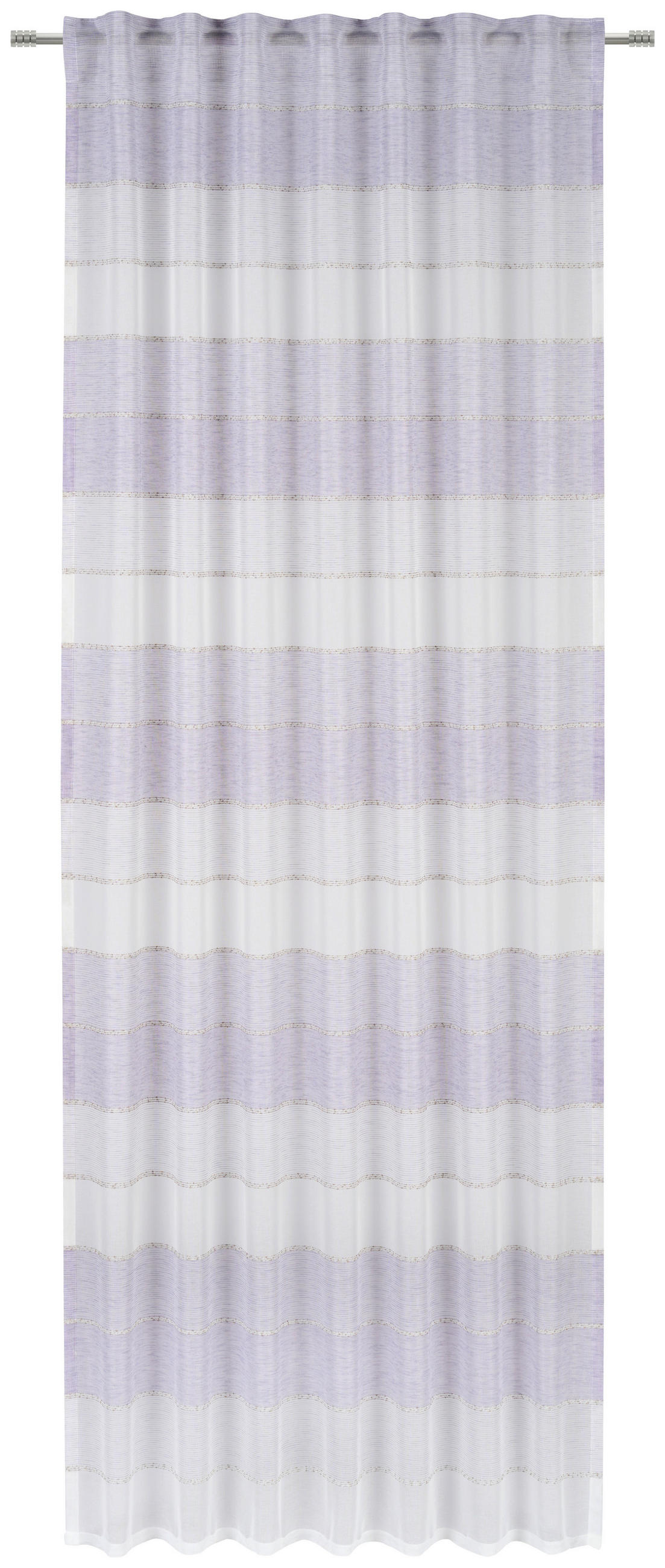 FERTIGVORHANG  halbtransparent   140/245 cm  - Lila, Basics, Textil (140/245cm) - Esposa