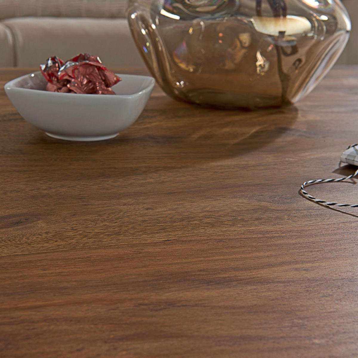 COUCHTISCH Sheesham massiv 90/90/40 cm quadratisch Sheeshamfarben  - Sheeshamfarben, Design, Holz (90/90/40cm) - MID.YOU