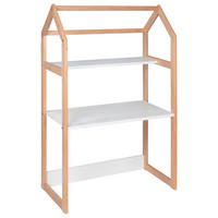 KINDERSCHREIBTISCH - Naturfarben/Weiß, Trend, Holz (80/122/40cm) - My Baby Lou