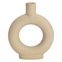 VASE 20 cm  - Braun, Basics, Keramik (16/20/4cm)