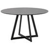 GARTENTISCH 125/125/74 cm Metall rund  - Schieferfarben/Anthrazit, Design, Kunststoff/Metall (125/125/74cm)