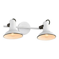 SPOTLÁMPA - fekete/fehér, Basics, fém (13.3/30/21cm)