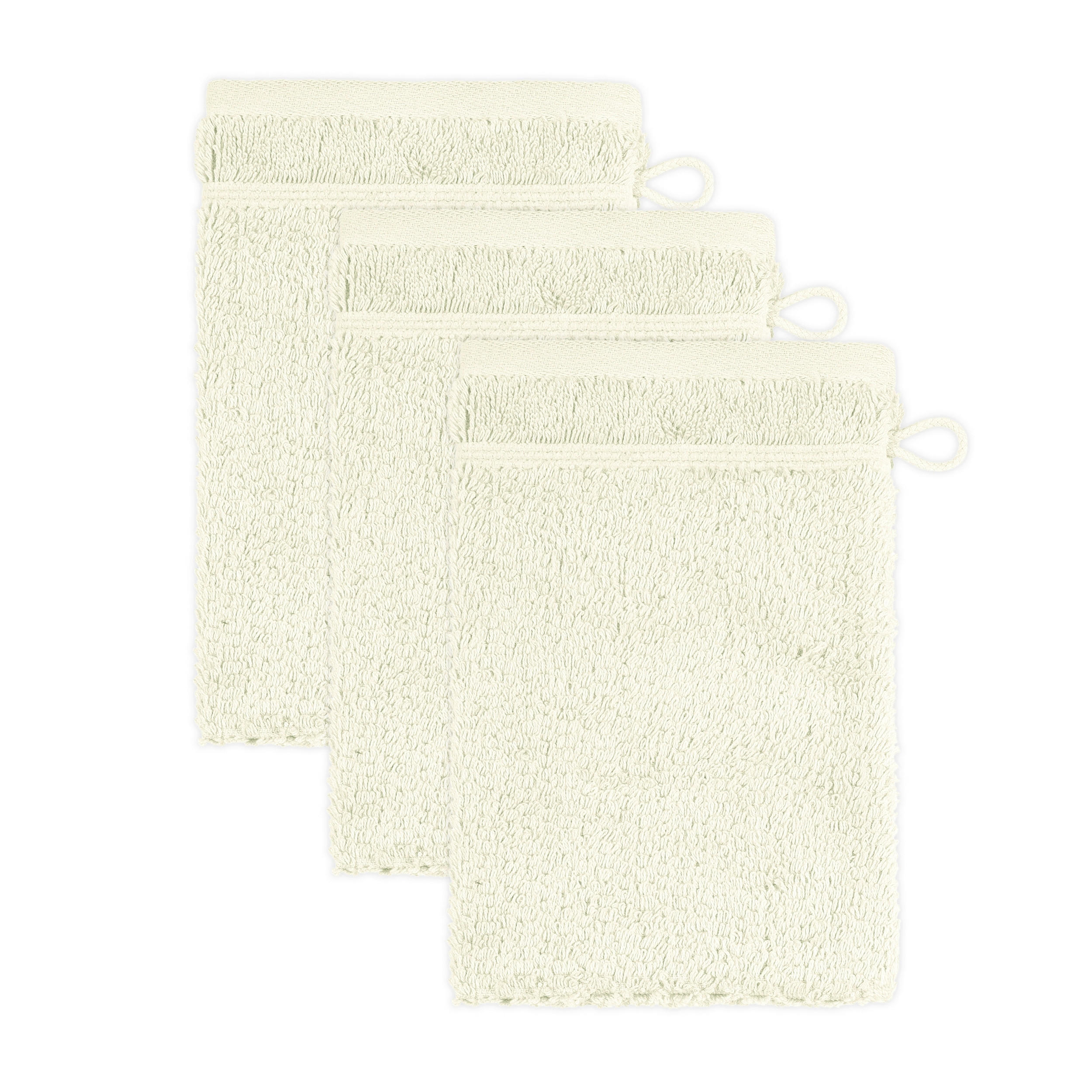 FROTTIERSET FROTTANA PEARL Elfenbein 3-teilig  - Elfenbein, Basics, Textil (15/20cm) - Moeve