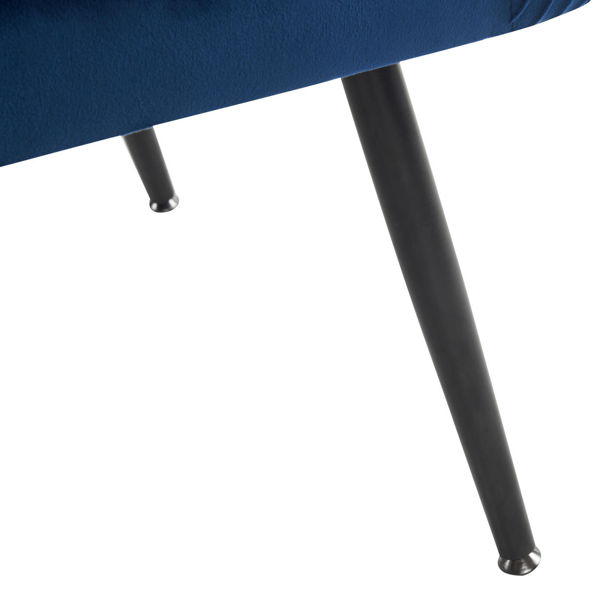 KRESLO, textil, modrá - čierna/modrá, Modern, kov/textil (69/75/65cm) - P & B
