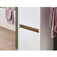 MIDISCHRANK 32,6/125,1/32,2 cm  - Eichefarben/Weiß, KONVENTIONELL, Holzwerkstoff (32,6/125,1/32,2cm) - Xora