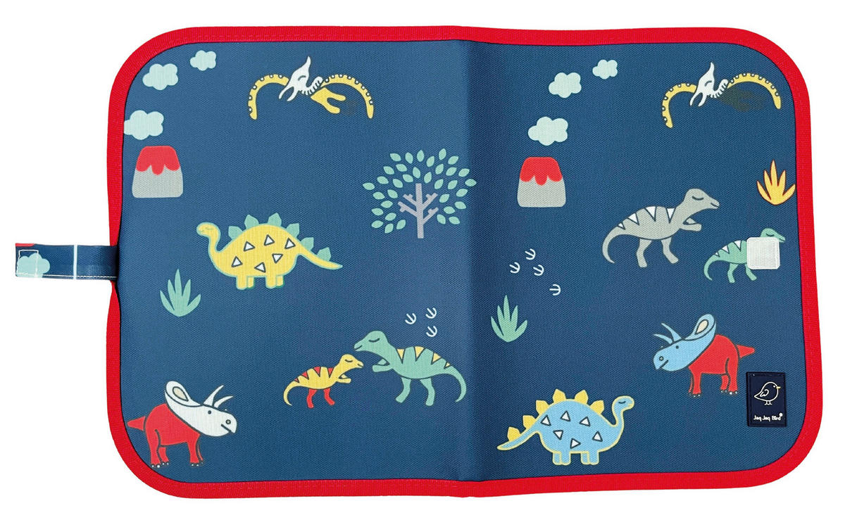 KREIDEMALBUCH-SET DINO - Rot/Dunkelblau, Trend (22/2/29cm)
