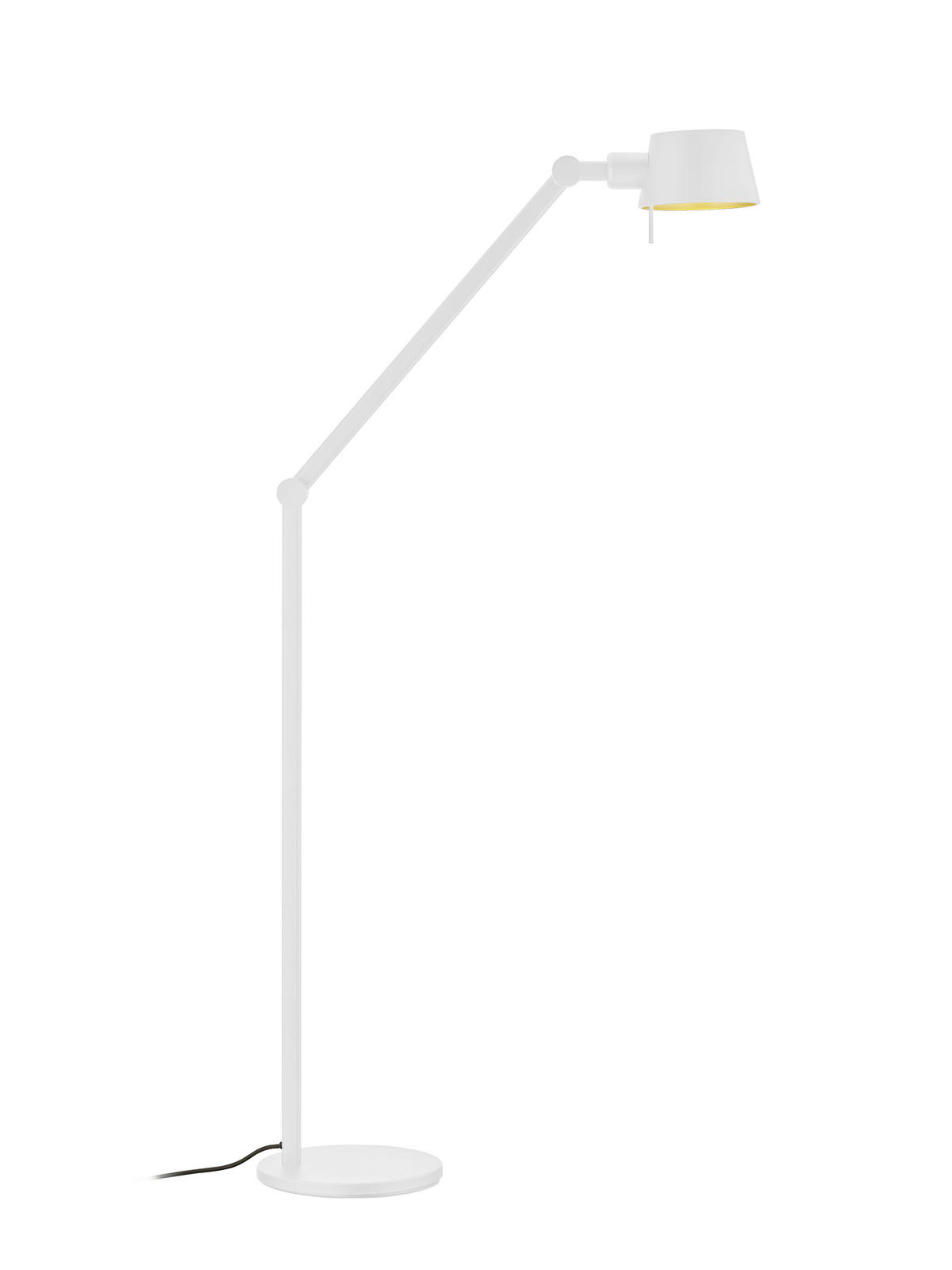 STEHLEUCHTE    - Weiß, Basics, Metall (93-173cm) - Hell