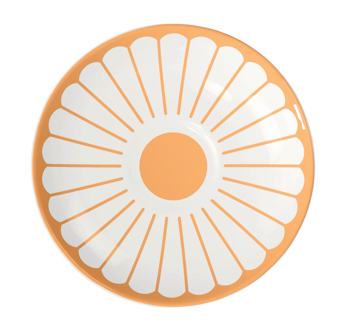 ESPRESSO-UNTERTASSE Fleur Soleil  - Dunkelgelb/Weiß, MODERN, Keramik (11,5/2cm) - Villeroy & Boch