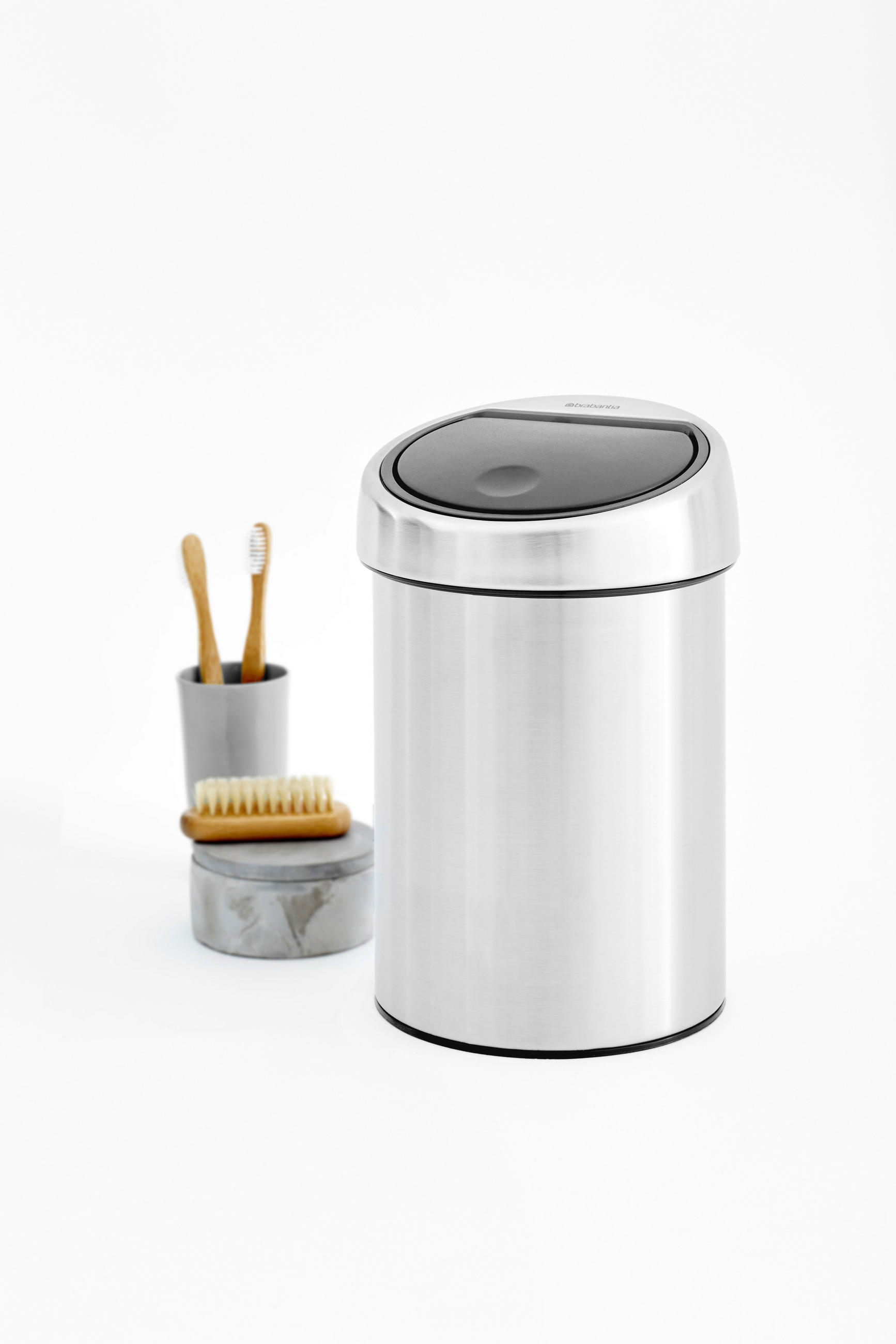 BILLENŐFEDELES SZEMETESVÖDÖR - ezüst, Basics, fém (3l) - Brabantia