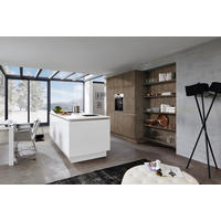 EINBAUKÜCHE TAVOLA  - Eichefarben/Weiß, Natur, Holzwerkstoff - Nolte Küchen