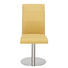 STUHL in Metall, Textil Gelb, Edelstahlfarben - Edelstahlfarben/Gelb, Design, Textil/Metall (44/98/65cm) - Novel STUHL in Metall, Textil Gelb, Edelstahlfarben - Edelstahlfarben/Gelb, Design, Textil/Metall (44/98/65cm) - Novel