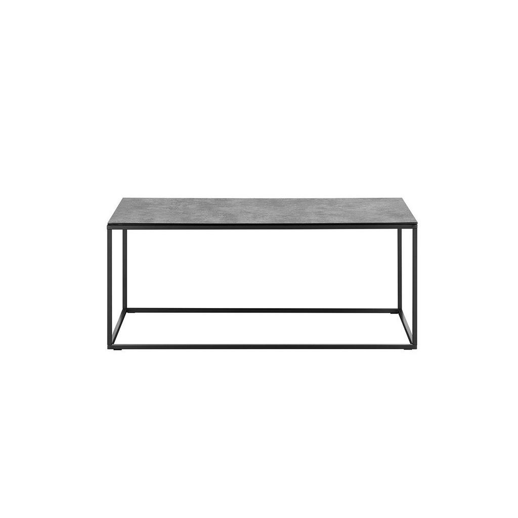 Thumbnail - Xora Couchtisch, Grau, Schwarz, Metall, Glas, rechteckig, würfelförmig, eckig, 60x45x110 cm, Wohnzimmer, Wohnzimmertisch...