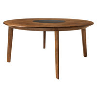 ESSTISCH in Holz 200/200/75 cm  - Nussbaumfarben, Design, Holz (200/200/75cm) - Team 7