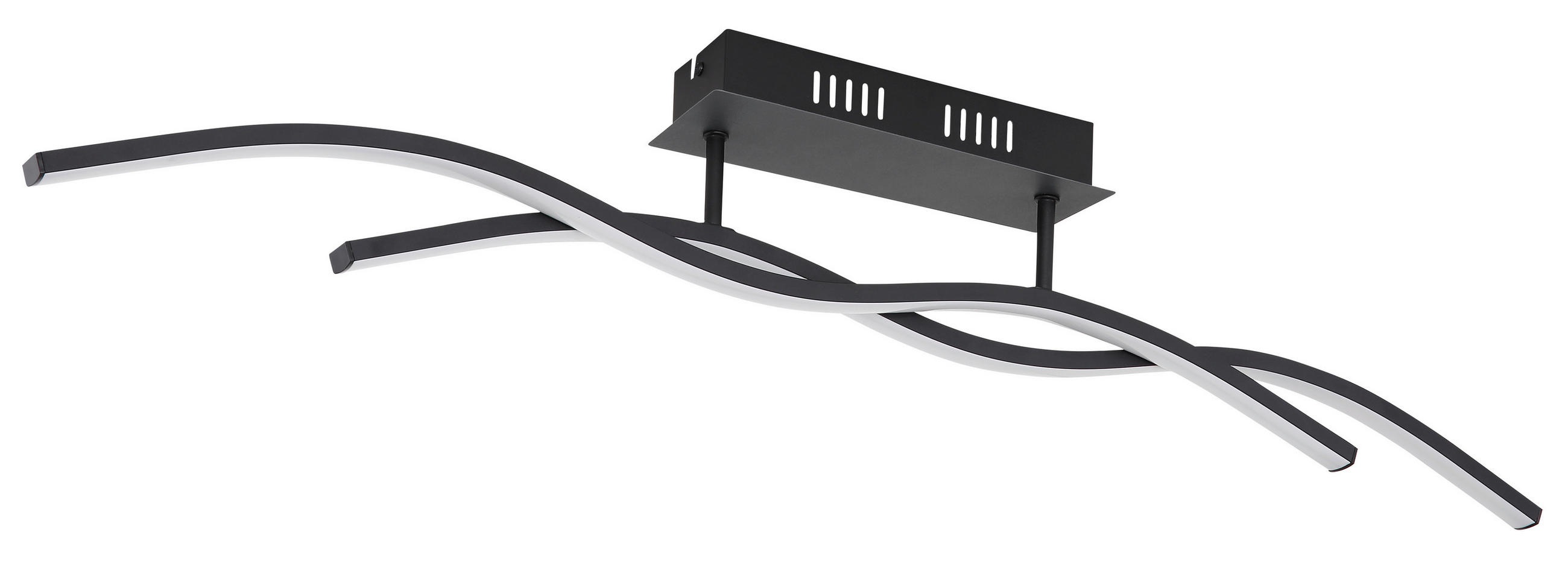 STROPNA LED-SVETILKA  Marius //3000 K/230 V/ - črna/barve grafita, Design, kovina/umetna masa (88/8/15,5cm)