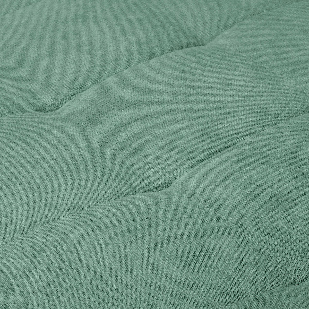 ECKSOFA inkl. Hocker Ariella in Mikrofaser Mintgrün  161/231 cm  - Naturfarben/Mintgrün, Design, Holz/Textil (161/231cm) - Livetastic