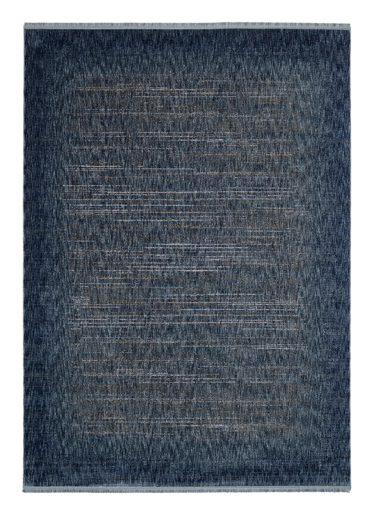 WEBTEPPICH 65/130 cm Memphis Blau  - Blau, Design, Textil (65/130cm) - Musterring