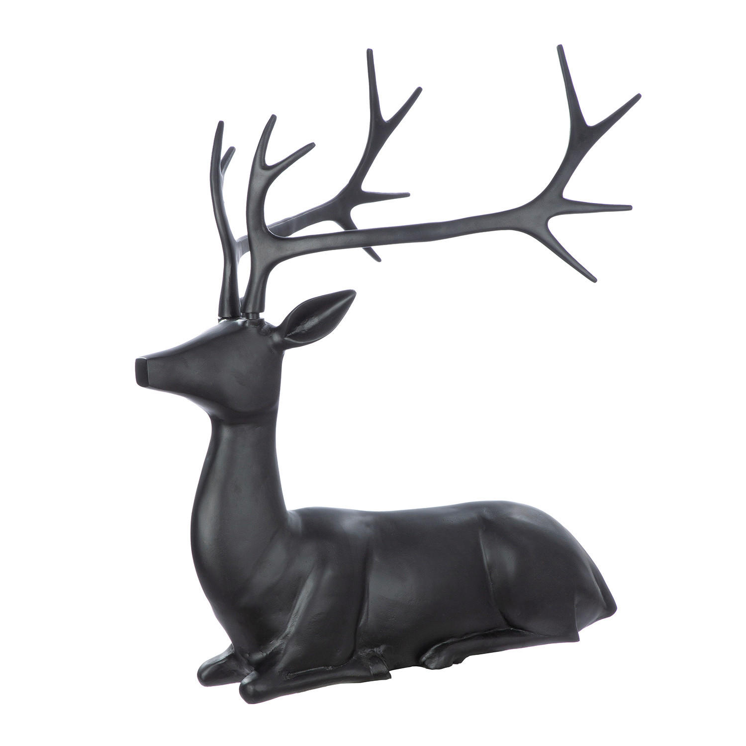 DEKOHIRSCH - Schwarz, Basics, Metall (64/83/41cm)