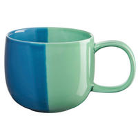 ŠOLJA  Joy  400 ml      - zelena/svetloplava, Osnovno, keramika (10/8,5cm) - ASA