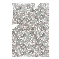 BETTWÄSCHESET Atelier Interlock-Jersey 160/210 cm  50 cm/70 cm  - Mintgrün, Basics, Textil (160/210cm) - Estella