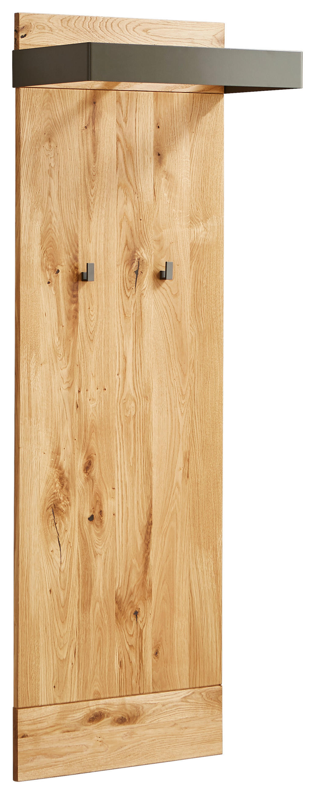 GARDEROBENPANEEL in 56/165/32 cm - Eichefarben/Anthrazit, Natur, Holz/Metall (56/165/32cm) - Waldwelt
