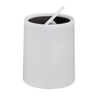 SCHWINGDECKELEIMER AGROPOLI 6 L  - Schwarz/Weiß, Basics, Kunststoff (21/25,5/21cm) - Schöner Wohnen