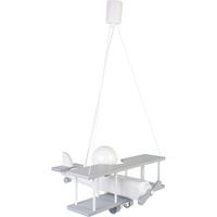 KINDERHÄNGELEUCHTE  42/45/75 cm    - Weiß/Grau, KONVENTIONELL, Holz (42/45/75cm)