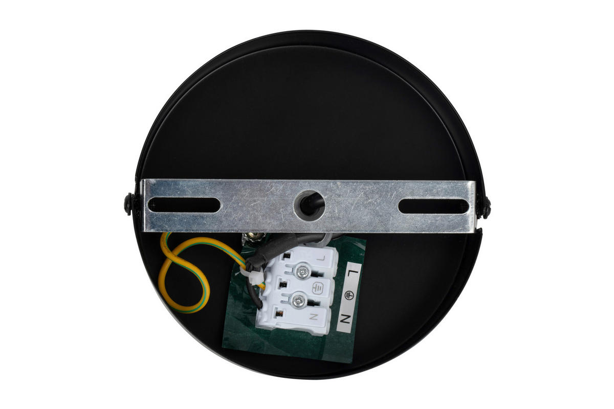 HÄNGELEUCHTE 48/120 cm  - Braun, Design, Textil/Metall (48/120cm) - Collet's Monde