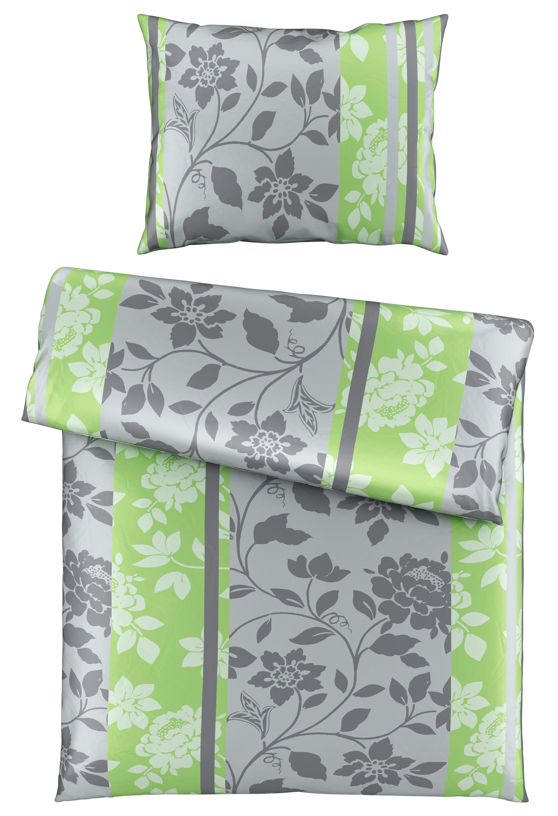 ÁGYNEMŰHUZAT-GARNITÚRA 140/200 cm  - zöld, Konventionell, textil (140/200cm) - Boxxx