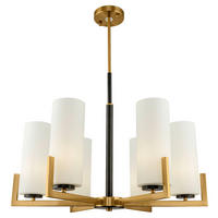 KRONLEUCHTER 67/52,4/67 cm   - Messingfarben, Trend, Glas/Metall (67/52,4/67cm) - MAYTONI