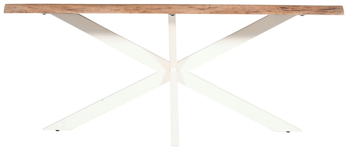 TISCHGESTELL Creme  - Creme, Design, Metall (160/70/72cm) - Landscape