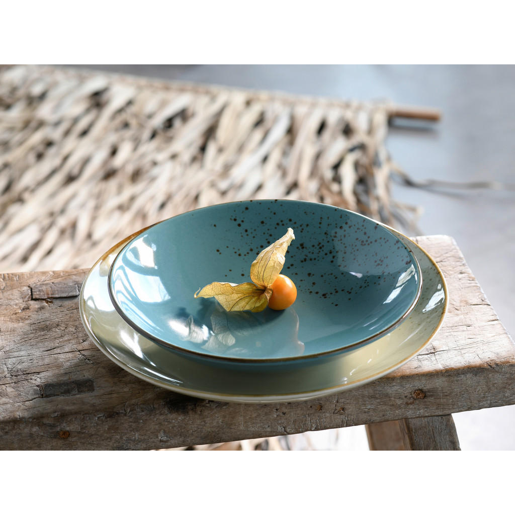 Thumbnail - Creatable Suppentellerset, Türkis, Keramik, 6-teilig, rund, Essen & Trinken, Geschirr, Teller, Suppenteller