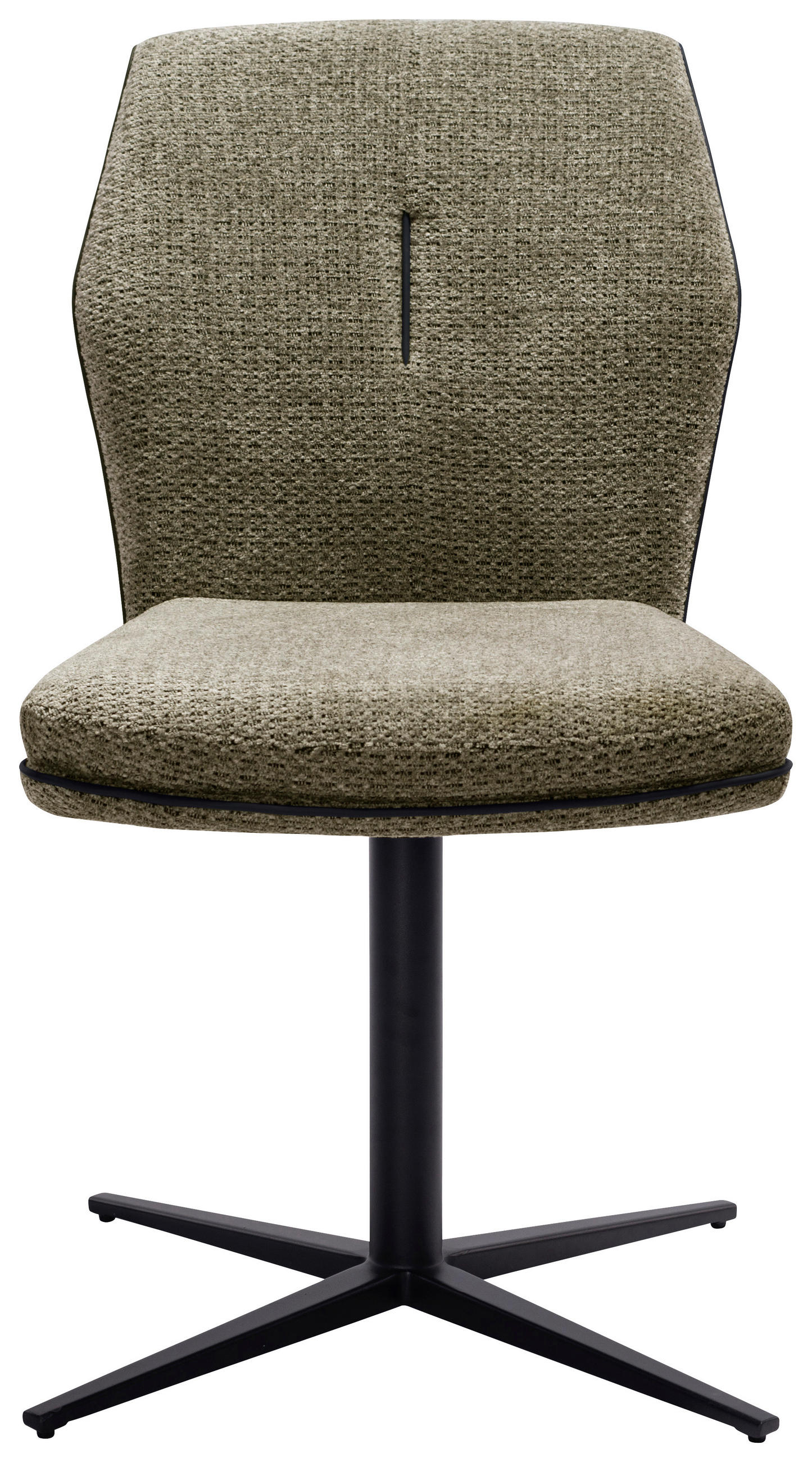 STUHL - Schwarz/Grün, Design, Textil/Metall (48/88/63cm) - Novel