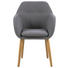ARMLEHNSTUHL in Hellgrau - Hellgrau, Design, Holz/Textil (57/83/59cm) - Carryhome ARMLEHNSTUHL in Hellgrau - Hellgrau, Design, Holz/Textil (57/83/59cm) - Carryhome
