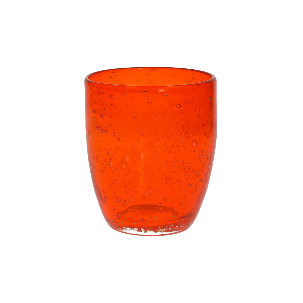 ČAŠA  380 ml  Bubbles  - narančasta, Basics, staklo (8,5/10cm) - Tognana